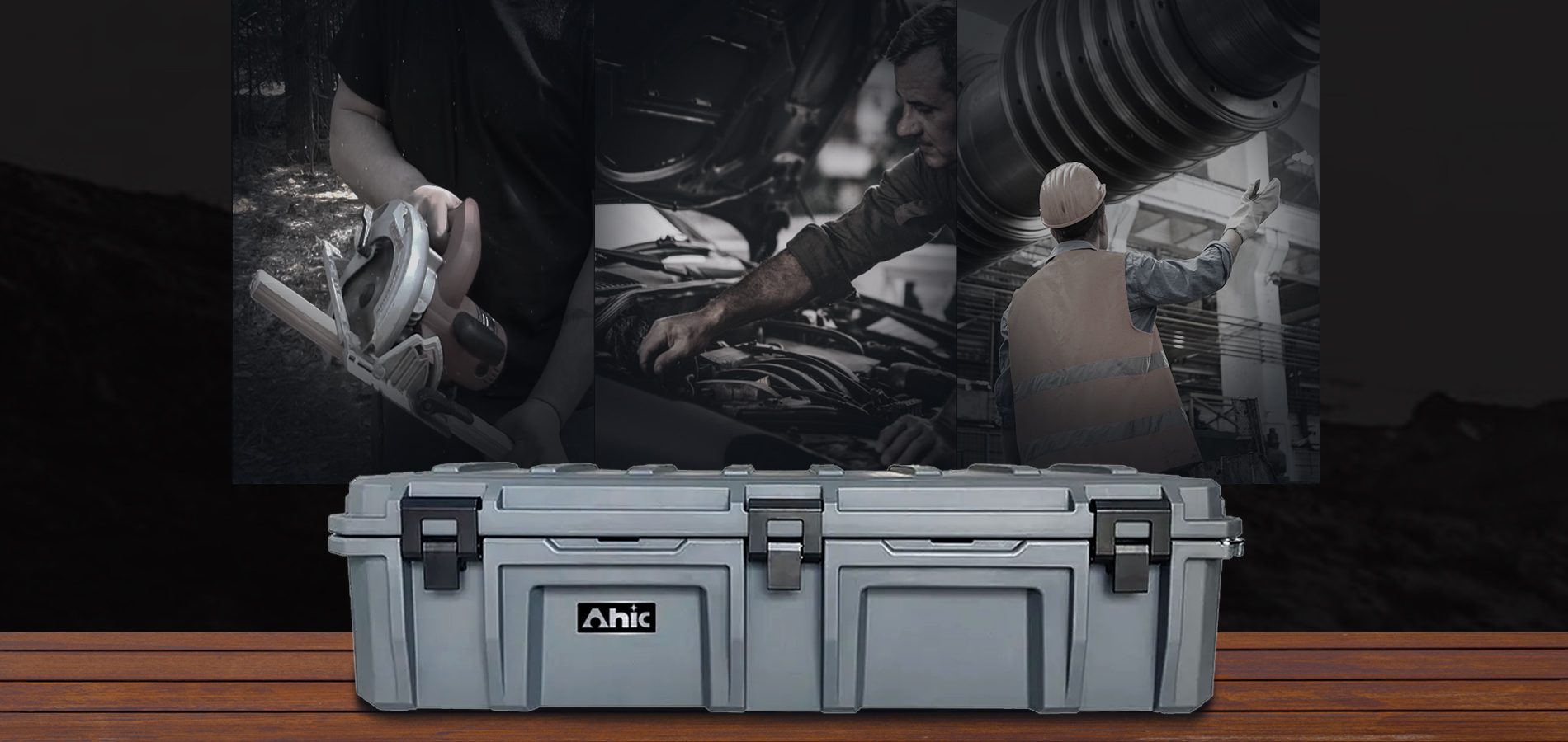 roto-moulded toolbox